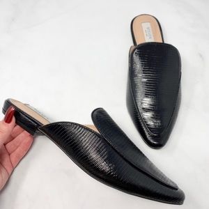 Steven By Steve Madden Black Mules